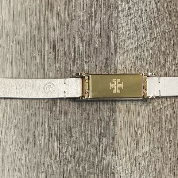 Tory Burch Light Oak & Rose Gold Fitbit Fret Double Wrap Bracelet - Picture 8 of 13